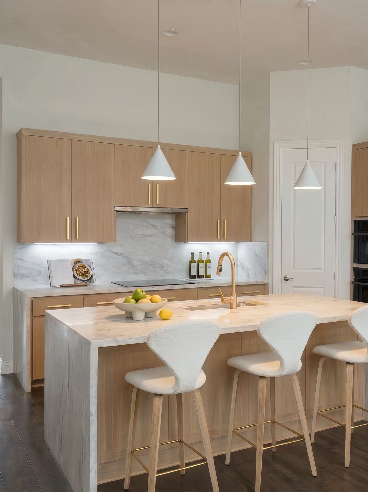 Modern living room with neutral tones